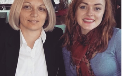 Making friends in Mokra Gora.