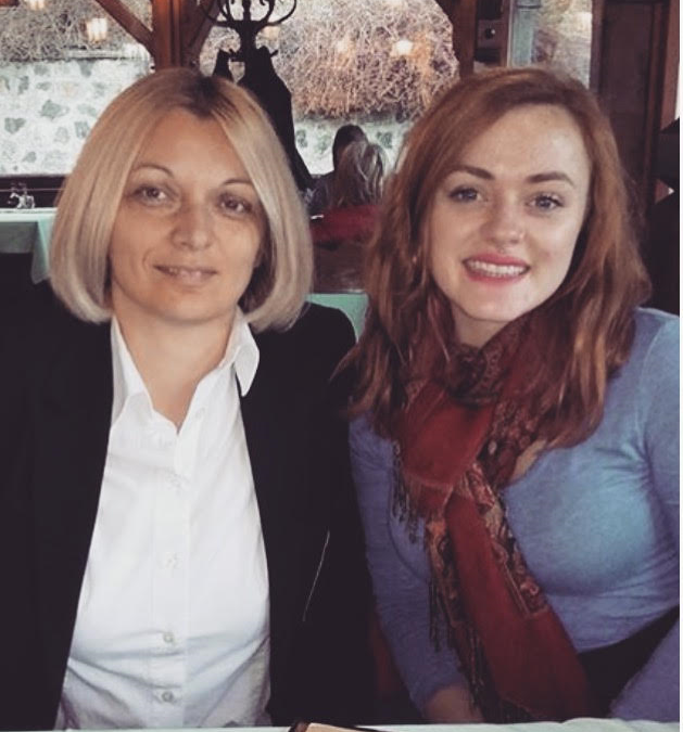 Making friends in Mokra Gora.